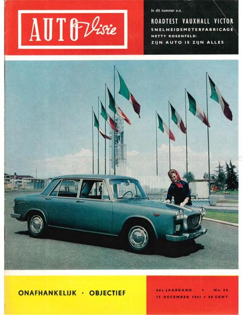 1961 AUTOVISIE MAGAZINE 50 NEDERLANDS, Boeken, Auto's | Folders en Tijdschriften