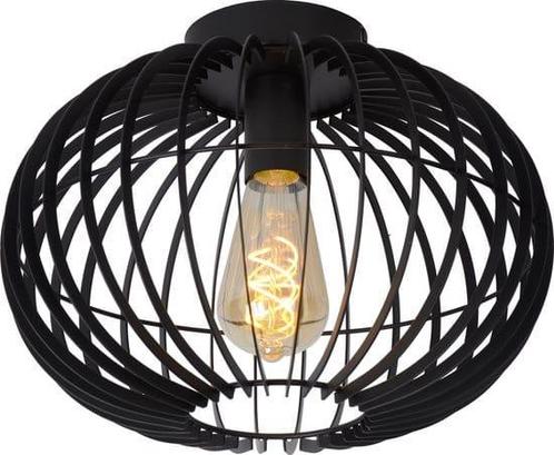 Lucide REDA - Plafonnière - Ø 32 cm - 1xE27 - Zwart, Huis en Inrichting, Lampen | Overige, Zo goed als nieuw, Ophalen of Verzenden