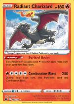 Radiant Charizard 020/159 Crown Zenith, Hobby en Vrije tijd, Verzamelkaartspellen | Pokémon, Losse kaart, Nieuw, Foil, Ophalen of Verzenden