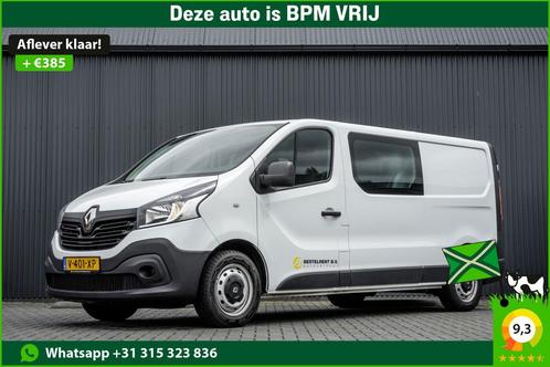 Renault Trafic **1.6 dCi L2H1 | 6-Persoons | Euro 6 | Cruise, Auto's, Renault, Dealer onderhouden, Lease, Zwart, Handgeschakeld