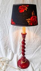 Lamp - Hout - Sfeervolle schemerlamp, Antiek en Kunst