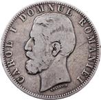 Roemenië. Carol I. 5 Lei 1880 / Engraver name near, Postzegels en Munten, Munten | Europa | Niet-Euromunten