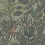 Profhome 394331-GU Bloemen behang jungle mat groen, Verzenden