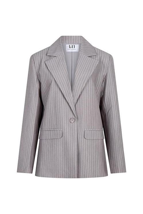 -30% Lofty Manner  Lofty Manner Blazer liset dessin  maat XL, Kleding | Dames, Jasjes, Kostuums en Pakken, Grijs, Nieuw, Verzenden