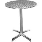 RVS ronde tafel inklapbaar U423, Zakelijke goederen, Horeca | Meubilair en Inrichting, Ophalen of Verzenden, Nieuw zonder verpakking