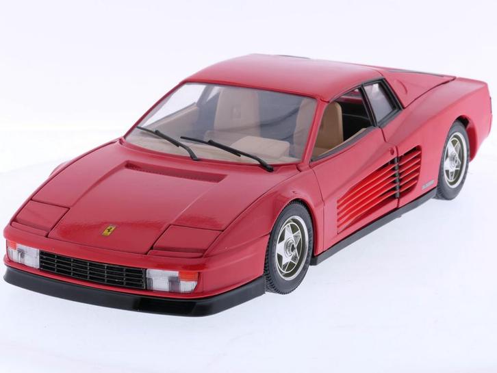 Schaal 1:18 Bburago 3019 Ferrari Testarossa #7738, Hobby en Vrije tijd, Modelauto's | 1:18, Gebruikt, Bburago, Ophalen of Verzenden