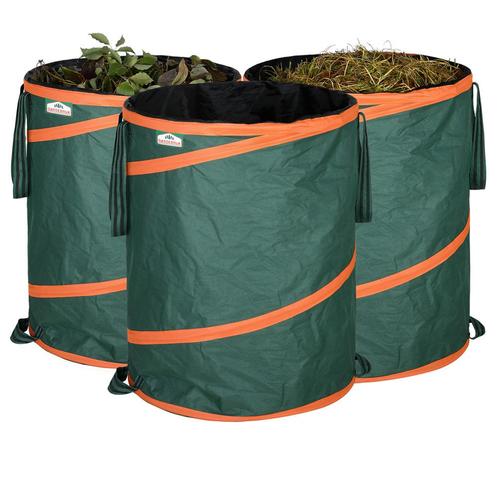 Gardebruk Popup tuintas groen inhoud 165 liter , set van..., Tuin en Terras, Overige Tuin en Terras, Nieuw, Verzenden