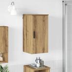 vidaXL Badkamer Kast Wandgemonteerd Artisan Eiken 30 x 31,5, Verzenden, Nieuw
