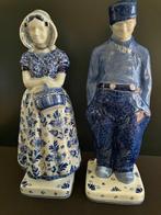 De Porceleyne Fles, Delft - Beeldje - Boer en Boerin (2) -, Antiek en Kunst