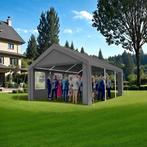 Tuinpaviljoen 6x4m met 4 zijwanden - grijs, Tuin en Terras, Partytenten, Verzenden, Nieuw