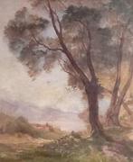 Raymond Jean Verdun (1873 - 1954) - ENVIRONS DE MENTON, Antiek en Kunst