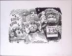 Pentekening Amerika - Irak rekening (lijst optie), Antiek en Kunst, Verzenden