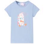 vidaXL Kindershirt 92 blauw, Verzenden, Nieuw