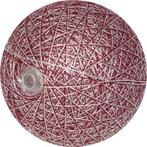 Cotton ball  Zilver-Rood- 6cm, Nieuw, Verzenden