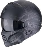 Scorpion EXO-Combat II Spiderweb Zwart Zilver Jethelm, Jethelm, XXL, Nieuw met kaartje, Overige merken