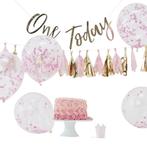 Decoratie Set 1 Jaar Meisje 4 delig, Nieuw, Verzenden