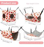 4-Delige Hamster Hangmat Set met Tunnel, Nest en Mat, Verzenden