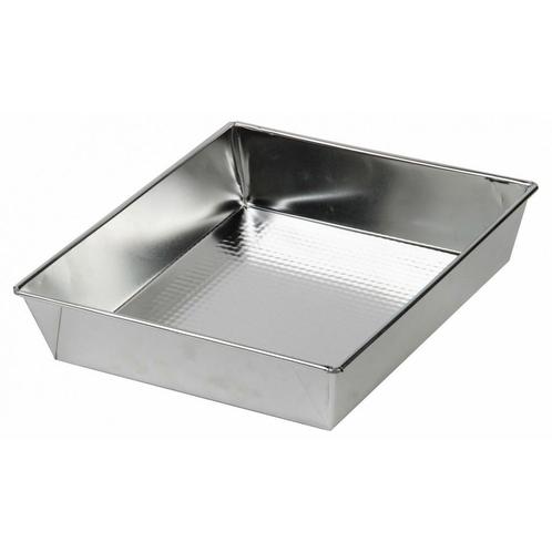 Blacha rechthoekige cake bakvorm 30 x 25 x 6 cm zilver, Huis en Inrichting, Keuken | Keukenbenodigdheden, Ophalen of Verzenden