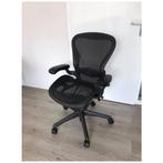 Refurbished Herman Miller Aeron Full Option, Huis en Inrichting, Verzenden, Zwart, Zo goed als nieuw, Bureaustoel