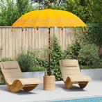 vidaXL Balinese Parasol Geel 215 x 215 x 260 cm, Tuin en Terras, Parasols, Verzenden, Nieuw, 2 tot 3 meter