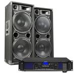 MAX212 DJ luidspreker en Bluetooth versterker combinatie 280, Nieuw, Verzenden