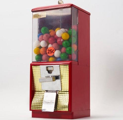 Kauwgomballenmachine, Antiek en Kunst, Antiek | Wandborden en Tegels