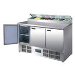 Polar RVS Pizza Werkbank 8 x 1/4 GN | 389 Liter, Verzenden, Nieuw in verpakking