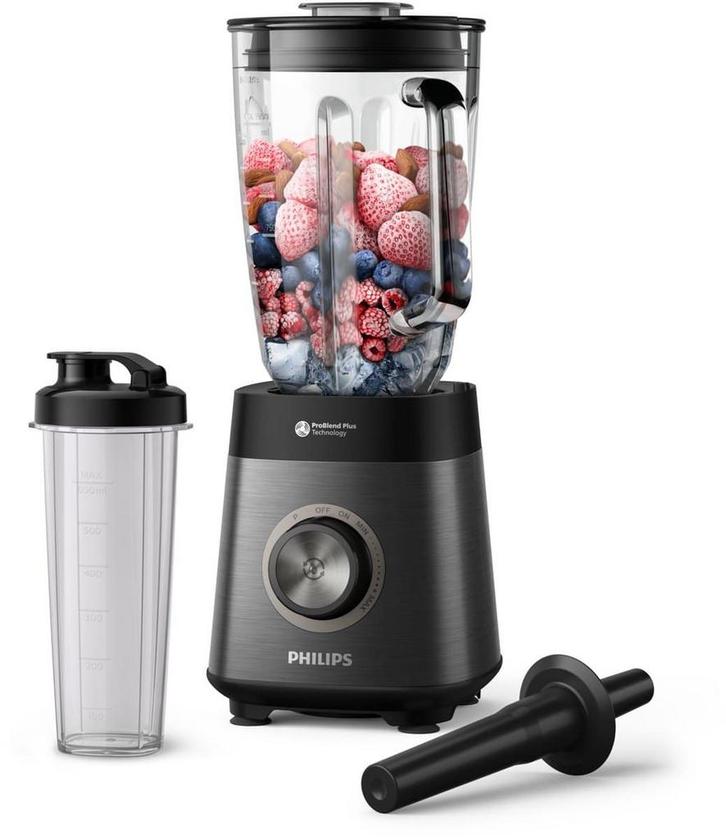 Philips Blender HR3041/00 1.200 Watt - Met To Go Beker en, Witgoed en Apparatuur, Blenders, Zo goed als nieuw, Ophalen of Verzenden