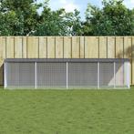 vidaXL Kippenhok met dak 403x98x90 cm gegalvaniseerd staal, Verzenden, Nieuw
