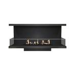 Inbouwhaard driezijdig bio ethanol openhaard 80 cm, Ophalen of Verzenden, Nieuw, Inbouwhaard, Overige soorten