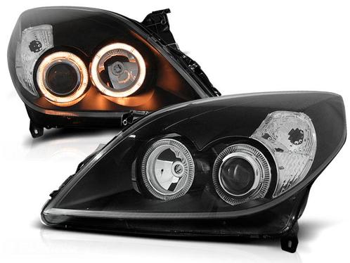 Koplampen Opel Vectra C 05-08 Angel Eyes zwart, Auto-onderdelen, Overige Auto-onderdelen, Ophalen of Verzenden