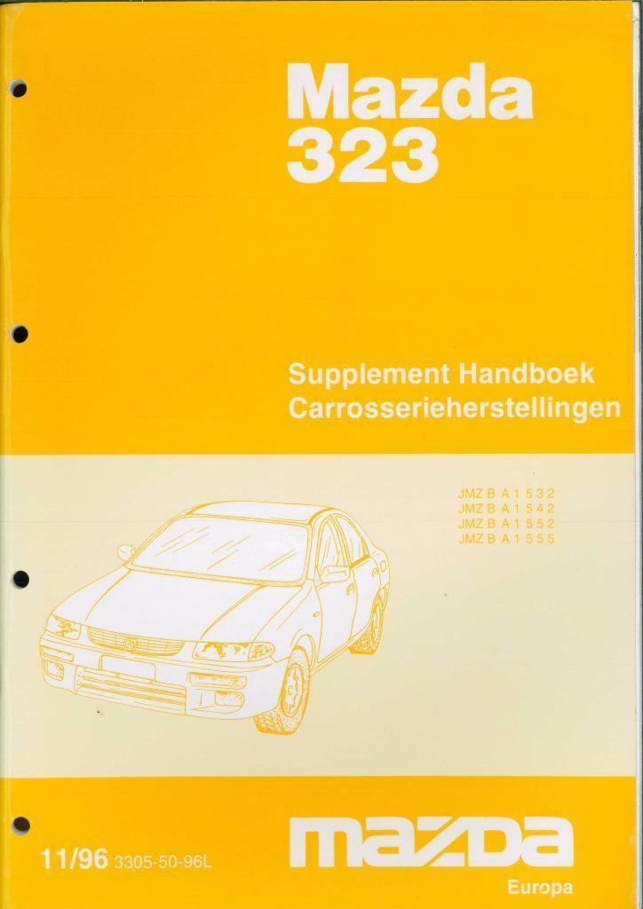 1996 Mazda 323 carrosserieherstellingen werkplaatshandboek, Auto diversen, Handleidingen en Instructieboekjes, Verzenden