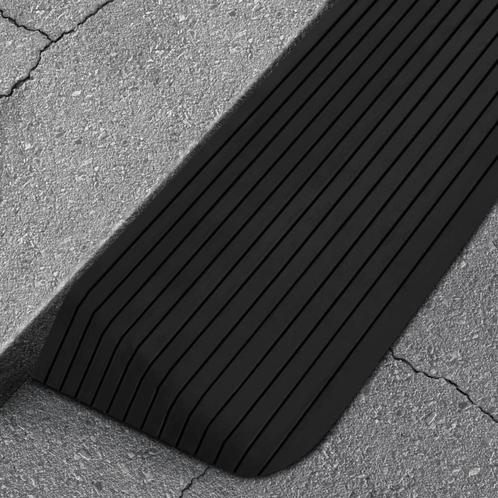 vidaXL Drempelhulp 110x41x5 cm rubber, Huis en Inrichting, Woonaccessoires | Tekstborden en Spreuken, Nieuw, Verzenden