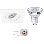 Voordeelset: LED Spot Set - Pragmi Borny Pro - GU10 Fitting, Metaal of Aluminium, Nieuw, Ophalen of Verzenden, Led
