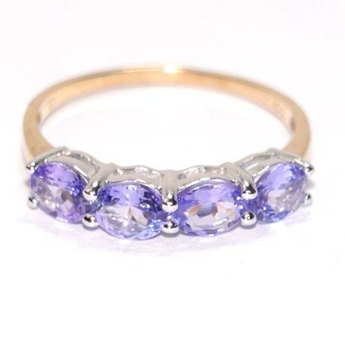 Zonder Minimumprijs - Ring - 10 kt. Geel goud, Witgoud -, Sieraden, Tassen en Uiterlijk, Ringen