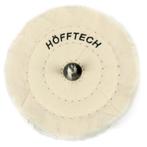 Hofftech Polijstschijf katoen - Ø 125 x 22 mm - wit - 6 m.., Auto diversen, Onderhoudsmiddelen, Ophalen of Verzenden