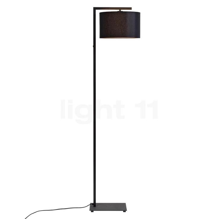 Its about RoMi Boston Vloerlamp, zwart - lampenkap 20 cm, Huis en Inrichting, Lampen | Vloerlampen, Nieuw, Verzenden