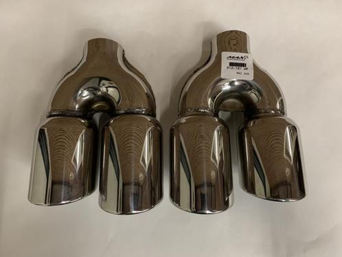 rvs dubbel 3,5 inch Uitlaat sierstukken set R + L, Auto-onderdelen, Overige Auto-onderdelen, Nieuw, Ophalen of Verzenden