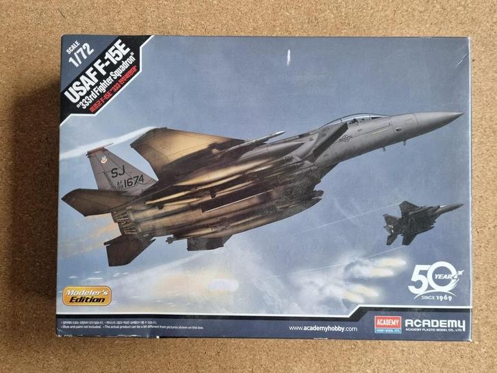 Academy 12550 USAF F-15E 333rd Fighter Squadron 1:72, Hobby en Vrije tijd, Modelbouw | Vliegtuigen en Helikopters, Verzenden