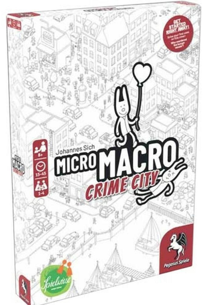MicroMacro - Crime City (Engels) | Pegasus Spiele GmbH -, Hobby en Vrije tijd, Gezelschapsspellen | Bordspellen, Nieuw, Verzenden