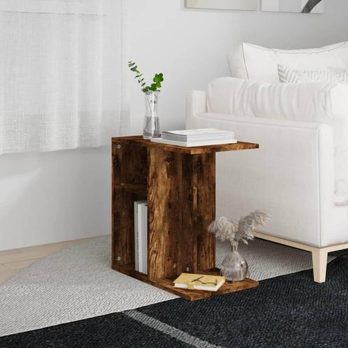 vidaXL Bijzettafel 50x30x50 cm bewerkt hout gerookt, Huis en Inrichting, Tafels | Bijzettafels, Nieuw, Verzenden