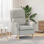 vidaXL Fauteuil Lichtgrijs 76 x 94 x 102 cm Microfibre, Huis en Inrichting, Fauteuils, Verzenden, Nieuw