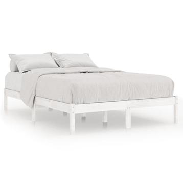 Massief Grenen Bed 140x190 Wit - Retourdeal, Goedkoop! beschikbaar voor biedingen