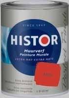 Histor Perfect Finish Muurverf Kers (6768) Glans - 1 Liter, Doe-het-zelf en Verbouw, Verzenden, Nieuw