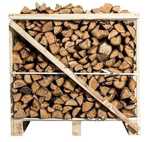 Halve pallet ovengedroogd beuken haardhout, Tuin en Terras, Haardhout, Blokken, Minder dan 3 m³, Ophalen of Verzenden