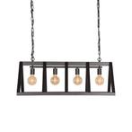 2dekans | LABEL51 Roof Hanglamp - Zwart - Metaal, Huis en Inrichting, Lampen | Hanglampen, Ophalen of Verzenden, Zo goed als nieuw