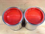 Acryl Hoogglans - Knal Rood - 1 liter (Waterbasis), Nieuw, Ophalen of Verzenden, Verf, Minder dan 5 liter