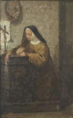 Gioacchino Toma (1836–1891) - Monaca in preghiera, Antiek en Kunst, Kunst | Schilderijen | Klassiek