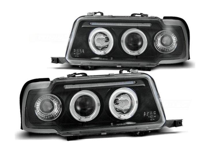Angel Eyes koplampen Black geschikt voor Audi 80 B4, Auto-onderdelen, Verlichting, Nieuw, Audi, Verzenden