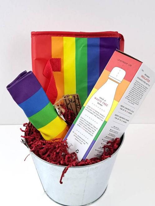 Miss Bucket -  Regenboog Food, Hobby en Vrije tijd, Feestartikelen, Nieuw, Verzenden